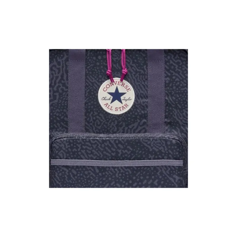 Converse Polyester Backpack Small Size Unisex Dark Purple-4