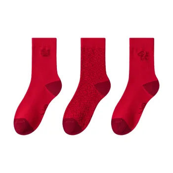 MIIOW Honmei Honmei Series Mid Calf Socks Unisex 3 Pack