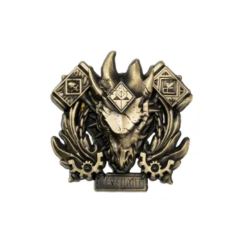 STARFORGED Warhammer 30K Burning Galaxy Fire Lizard Honor Warband Badge Brooch Merch Starforged Badges