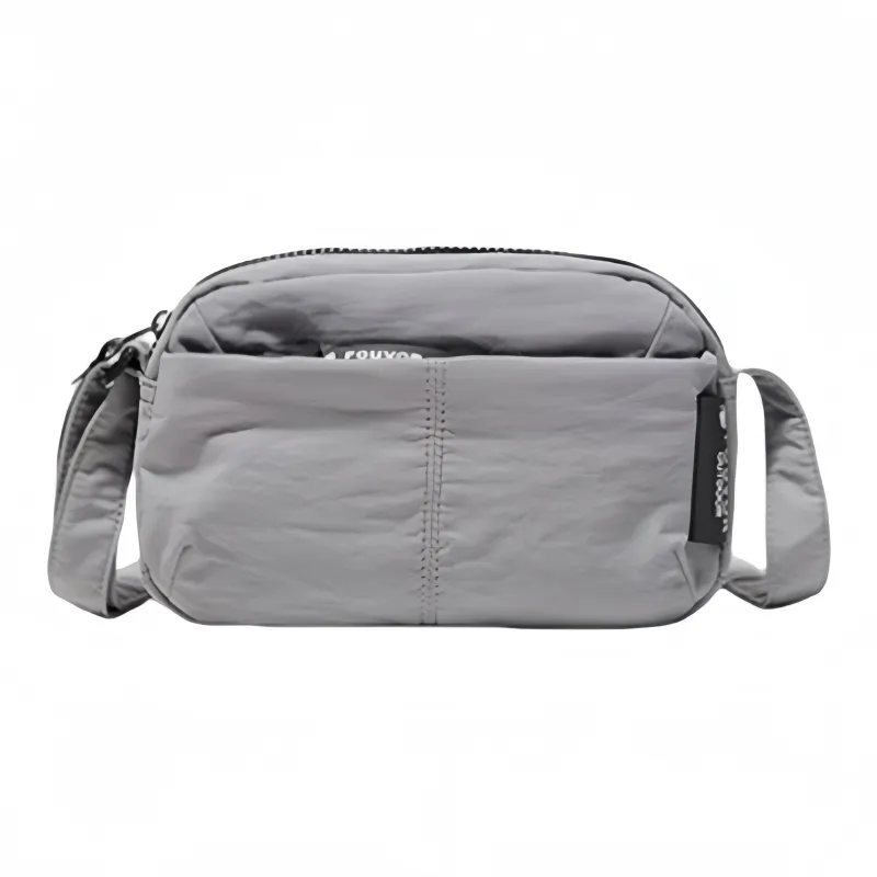 FOUVOR Nylon Fabric Shoulder Bag Unisex Multicolor-4