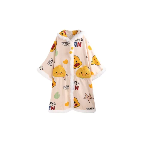 Wabi Town Pajama Robe Women's Yellow