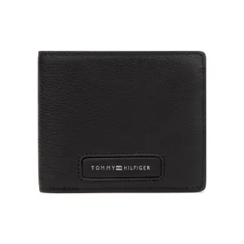 Tommy Hilfiger Cow Leather Wallet Men's Black