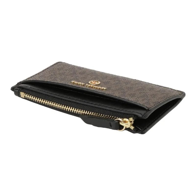 MICHAEL KORS MICHAEL KORS Luggage Collection Leather Wallet, Card Holder Men's Brown-2