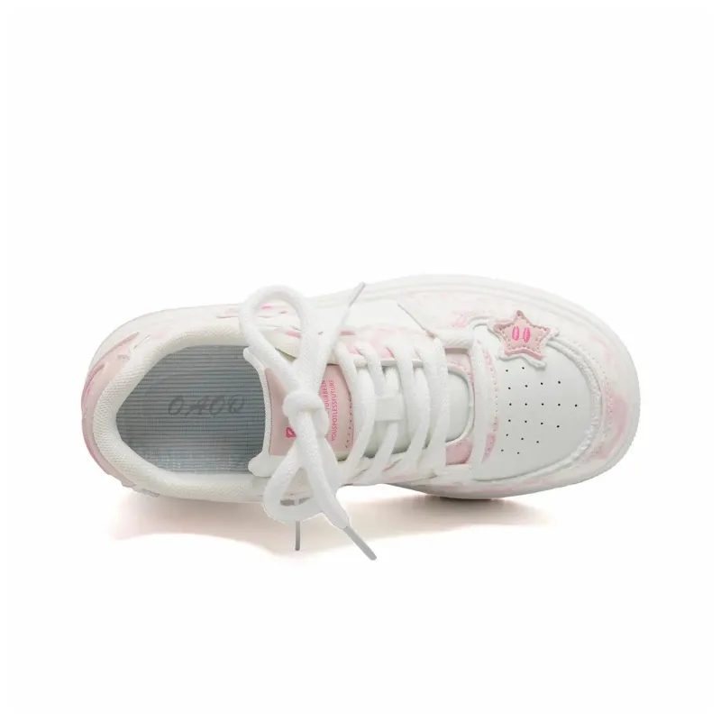 OAOQ Wear-Resistant Lightweight Height Increasing Low-Top Skateboard Shoes Unisex-3