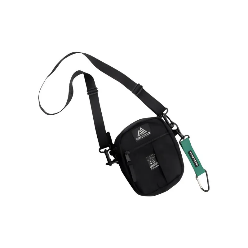 GREGORY TYAKASHA Collaboration Fabric Shoulder Bag, Crossbody Bag Regular Unisex Black-2