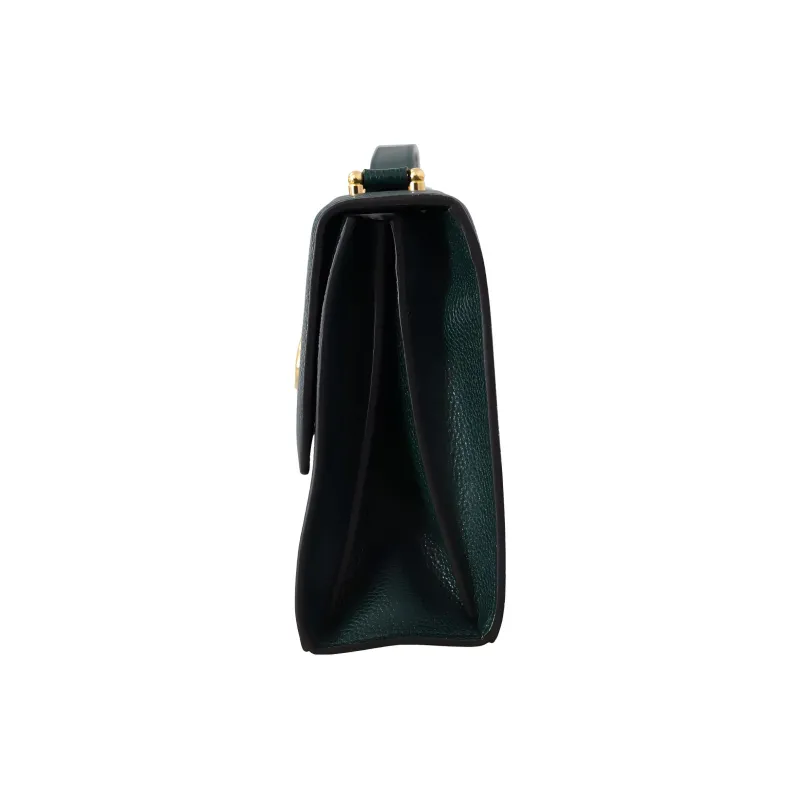 GUCCI Zumi Grained Leather Crossbody Bag Shoulder Bag Women's Green-1