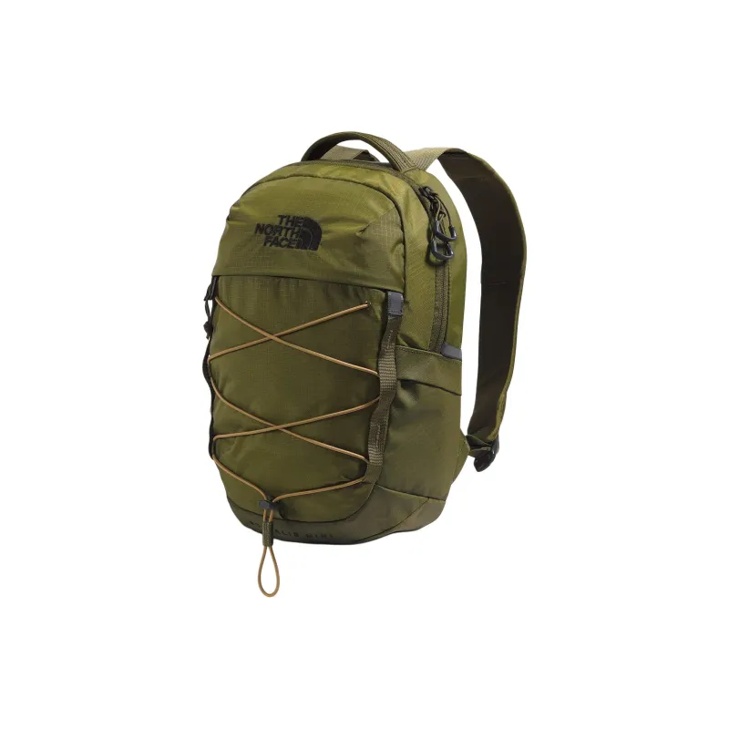 THE NORTH FACE BOREALIS Recycled Nylon Backpack Mini Unisex Forest Olive & Brown-1