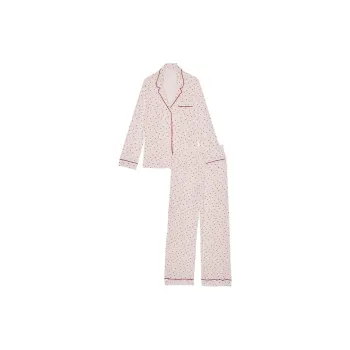 Victoria's Secret Pajama Set Women's Pink Heart