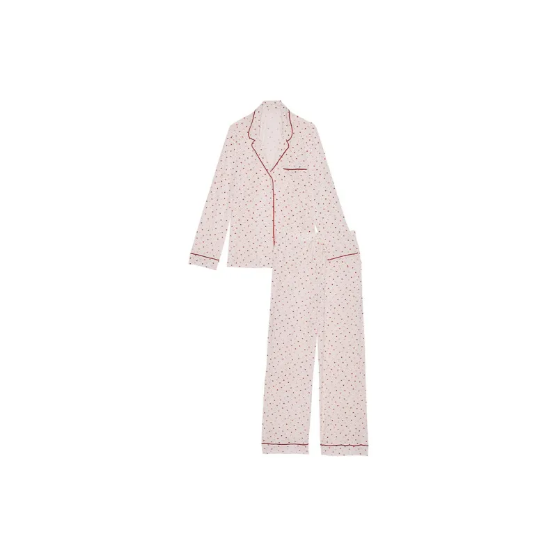Victoria's Secret Pajama Set Women's Pink Heart-0
