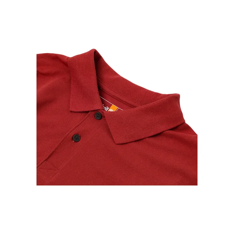 Timberland Polo Shirt Men's Chili Oil-2