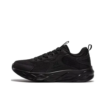 361° Cushioning Low Top Running Shoes Women's Obsidian Black