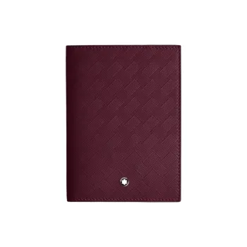 MONTBLANC Extreme 3.0 Cow Leather Passport Holder Unisex Bordeaux Red