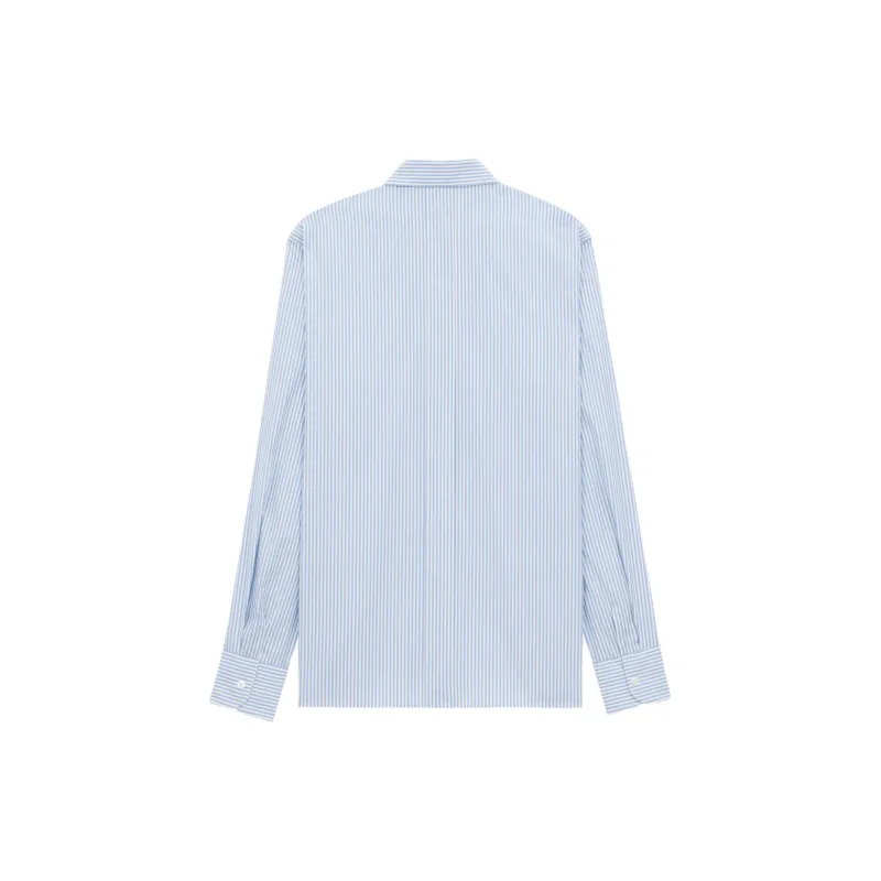 SAINT LAURENT Striped Button Up Shirt-1
