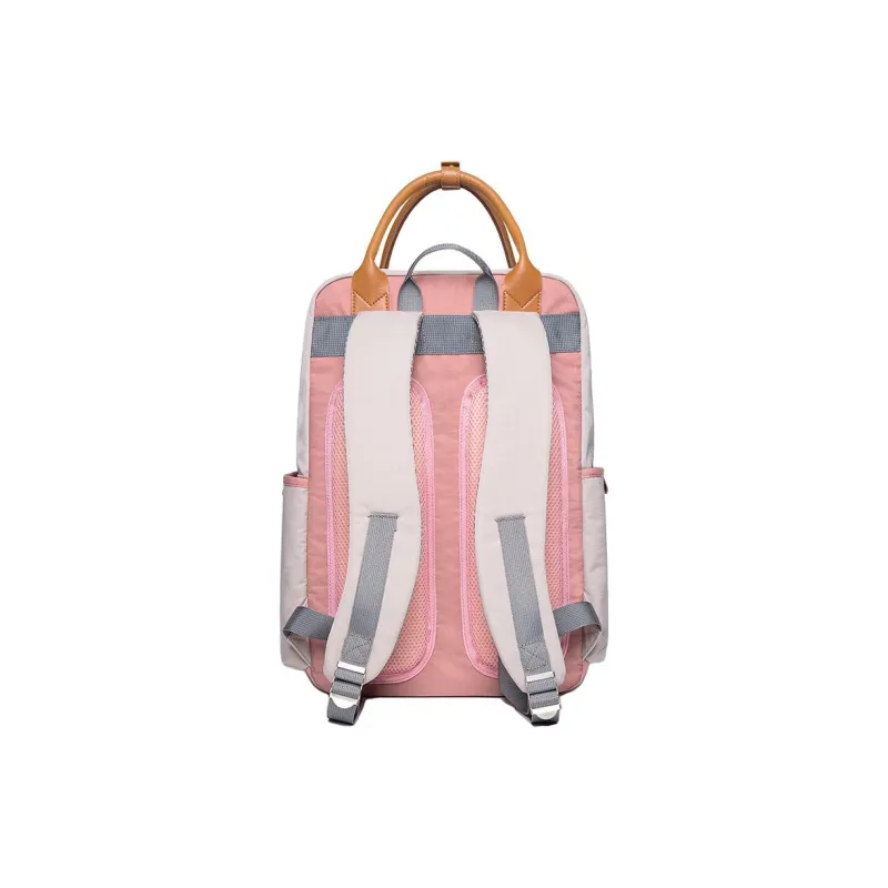 Victorian Traveler Nylon Backpack Regular Women's Pink-3