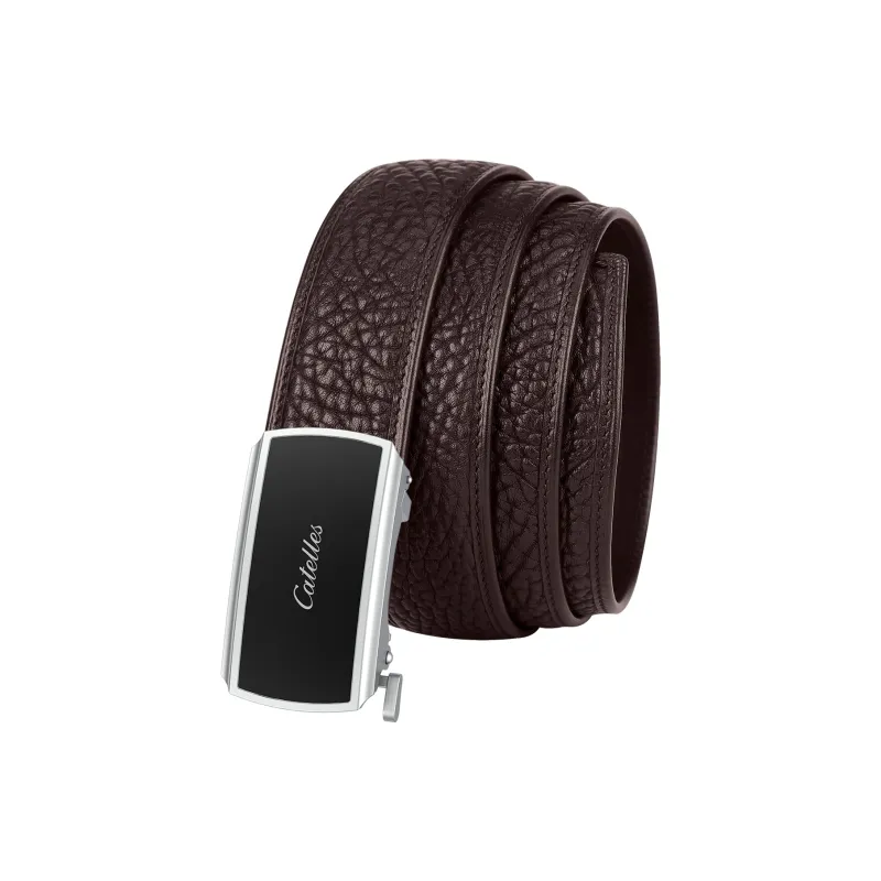 CATELLES Top Grain Cow Leather Leather Belts Men's 3.5cm-11
