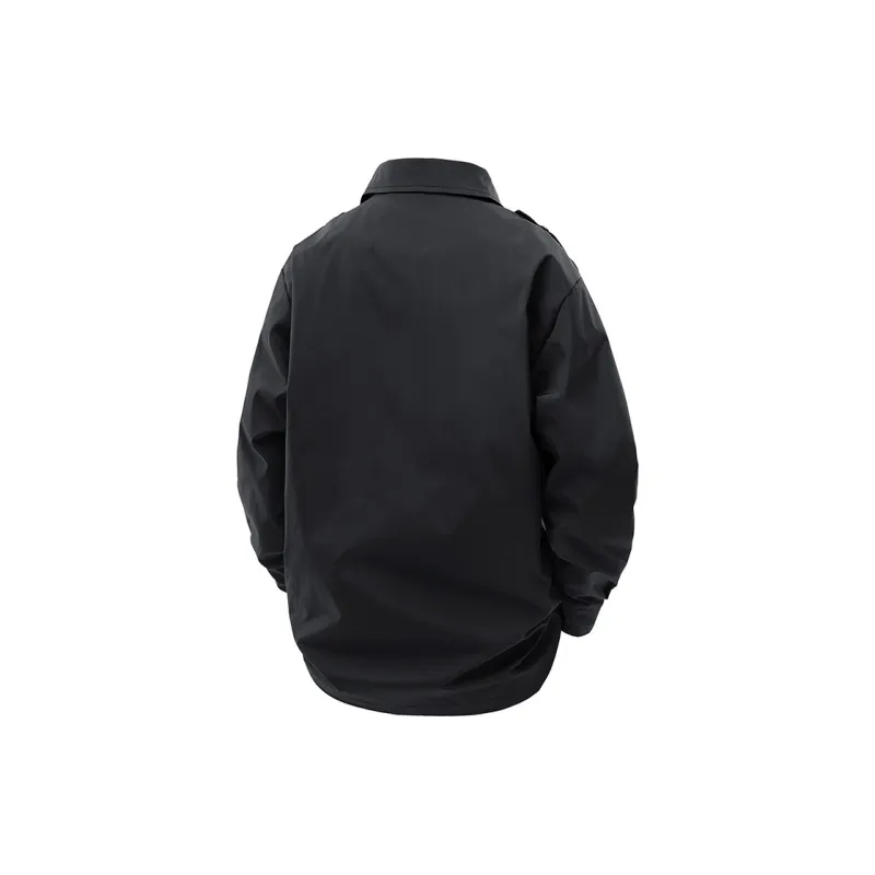 CHEVAL NOIR Jackets Coats Unisex Gray White-1