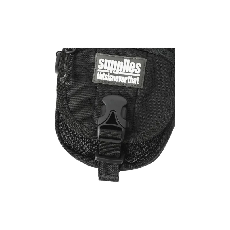 Thisisneverthat Nylon Shoulder Bag Crossbody Bag Mini Men's Black-4