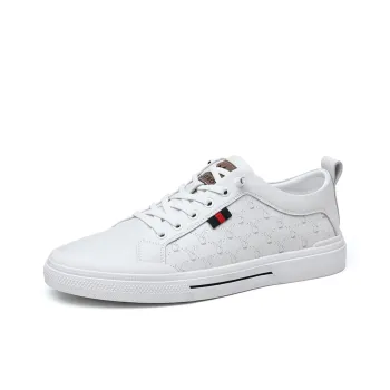 Playboy Lightweight And Breathable Skateboard Shoes Men's White
