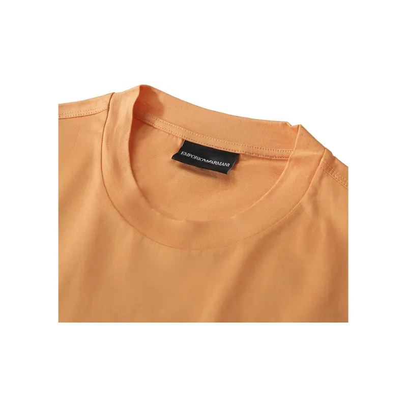 EMPORIO ARMANI T Shirts Men Orange-2