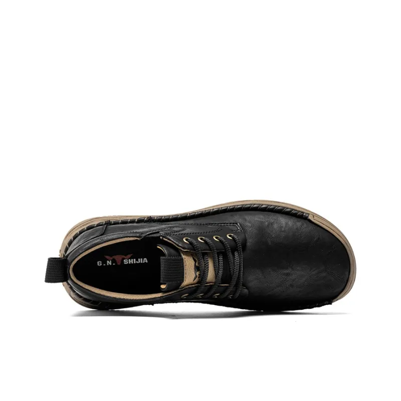 G.N.SHIJIA Black Gold Ox Collection Casual Shoes Men's-4