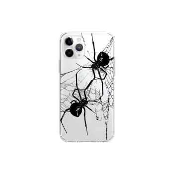 Wei Xin TPU Material Transparent Spider Phone Cases Compatible With IPhone 16/15 Pro Max/Apple 13/14 Pro Max Collection