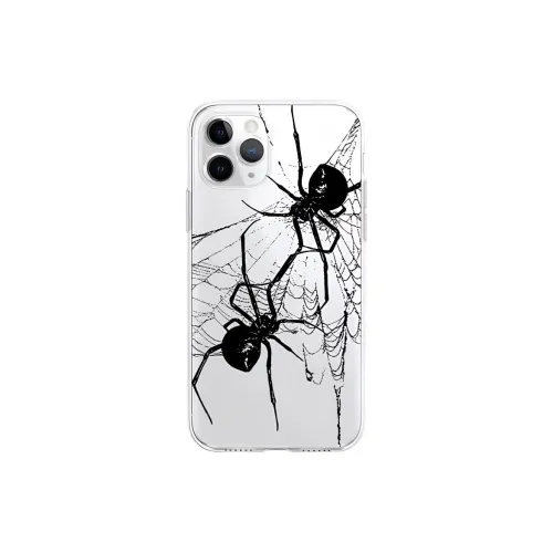 Wei Xin TPU Material Transparent Spider Phone Cases Compatible With IPhone 16/15 Pro Max/Apple 13/14 Pro Max Collection