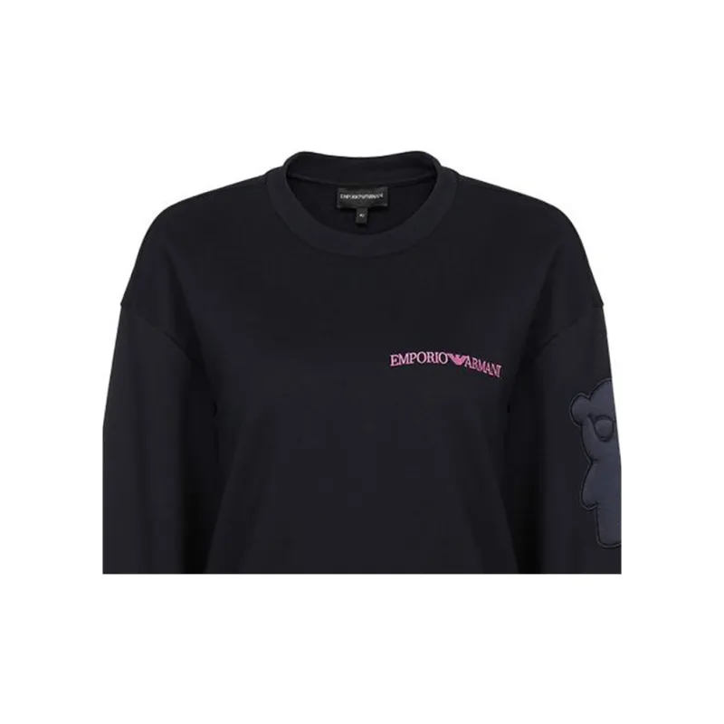 EMPORIO ARMANI Sweatshirts Women's Navy Blue-2