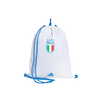 Adidas Italian Football Team Olympic Series Recyclable Polyester Backpack Unisex White & Blue