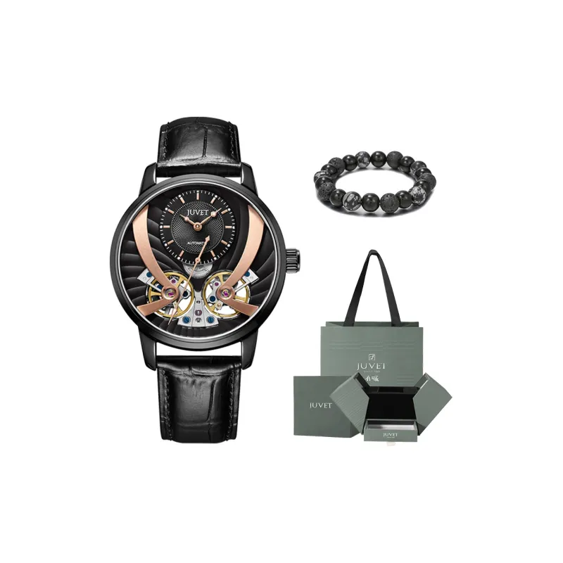 JUVET Navigator Series Automatic Mechanical Movement Men's Watches Watch Black Dial-12