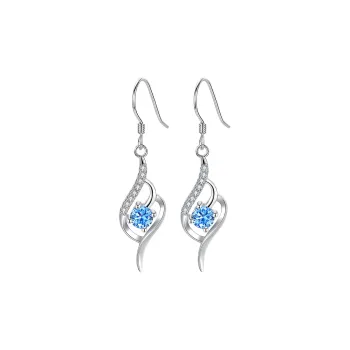 ZUOHUO S999 Fine Silver Earrings Women's