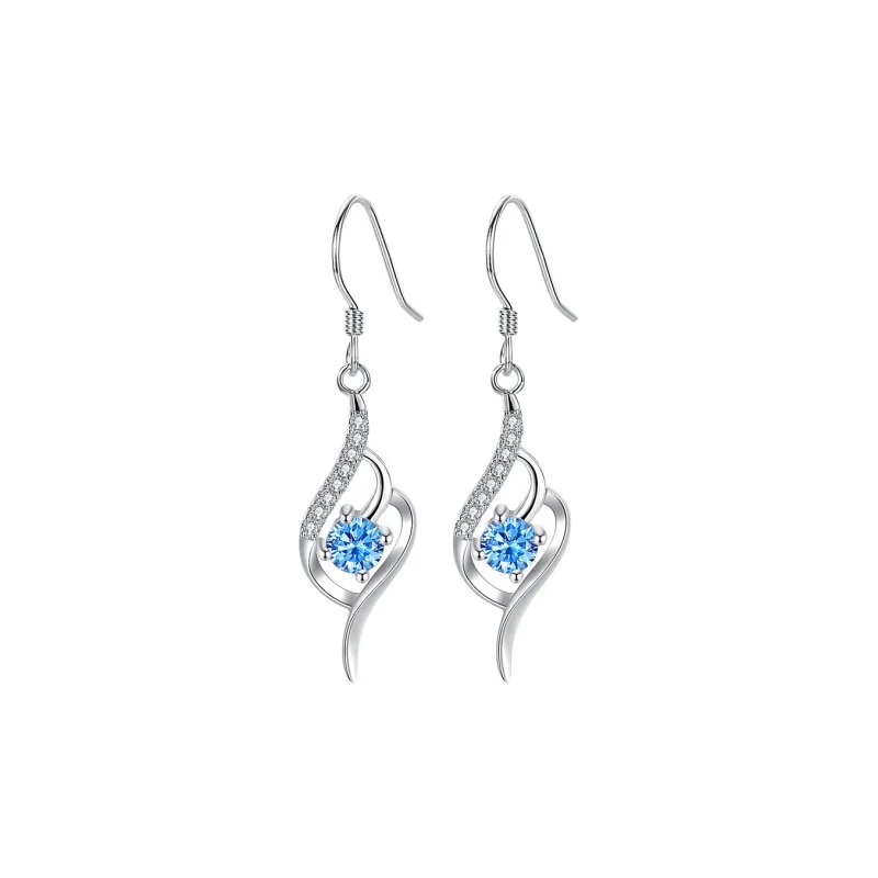 ZUOHUO S999 Fine Silver Earrings Women's-0