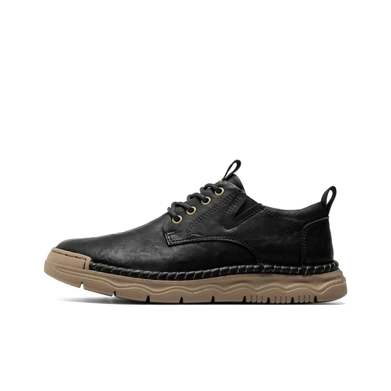 G.N.SHIJIA Black Gold Ox Collection Casual Shoes Men's-0
