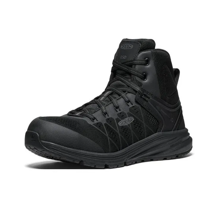 KEEN Vista Energy Cushioning Mid-Top Casual Shoes Men's Black-1