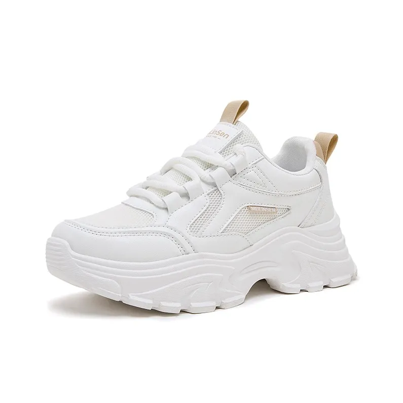 Mulinsen Slip Resistant, Abrasion Resistant, Breathable Low Top Chunky Sneakers Women's-7