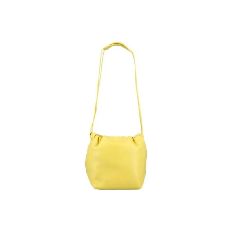 JIL SANDER Lambskin Crossbody Bag, Shoulder Bag Women's Bright Yellow-0