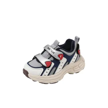 Teenmix Anti Slip Wear Resistant Low Top Kids Lifestyle Shoes White Blue Gray Kids'
