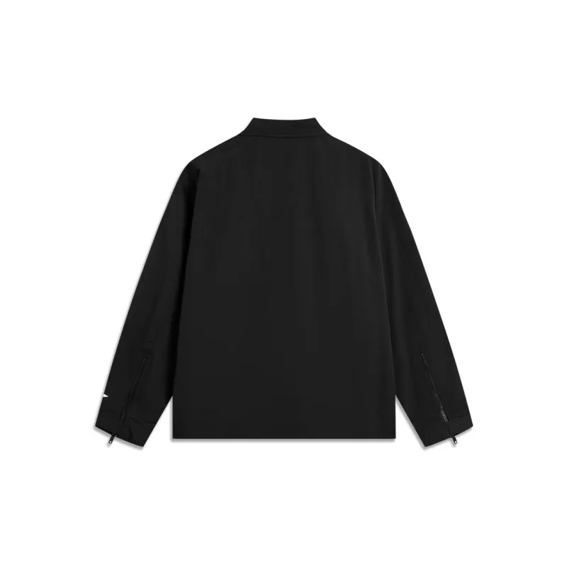 LiNing CF Tracing Trench Coat Men's Black-1