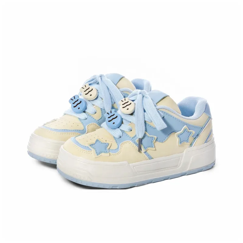 XPQ Coverage Anti Slip And Wear Resistant Low Top Skateboard Shoes Women's-55