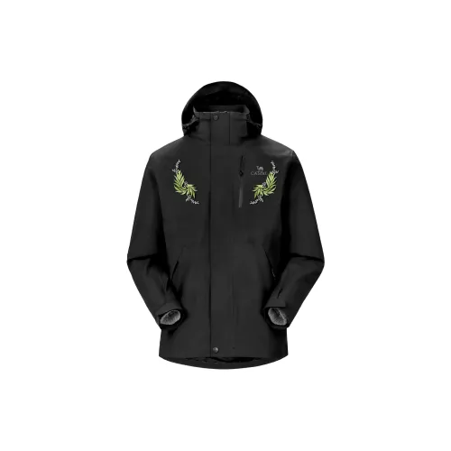 CAMEL All weather Waterproof And Windproof To Keep Warm Windbreaker Jacket Mens
