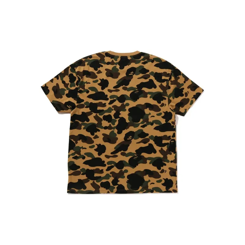 A BATHING APE Women's 1st Camo College Oversized Tee Green-5