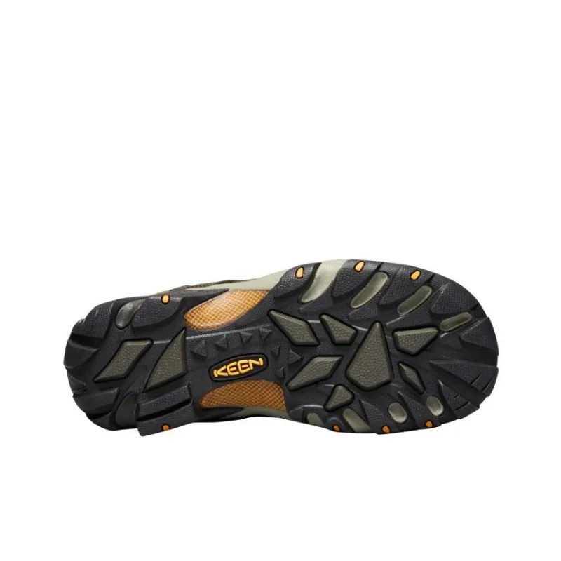 KEEN Voyageur Anti Slip Wear Resistant Low Top Hiking Shoes Men's Brown-5