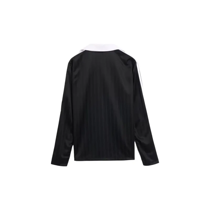 Adidas Pique Long Sleeve Black-1