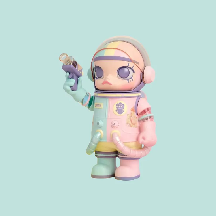 POP MART x MEGA SPACE MOLLY 100% Honey MOLLY Macaron Trendy Figures-1