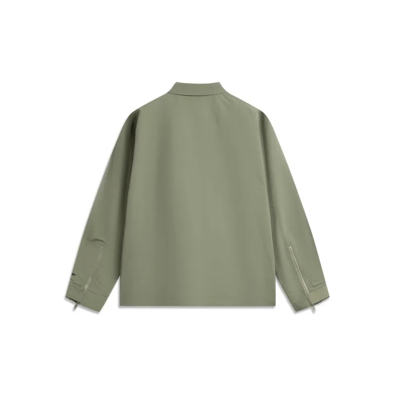LiNing CF Tracing Trench Coat Men's Tea Green-1
