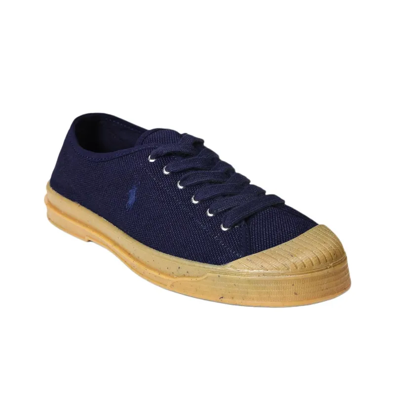 Polo Ralph Lauren Essence 100 Low-Top Canvas Shoes Women's Navy Blue-1