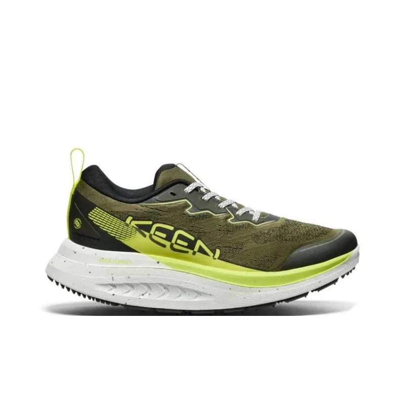 KEEN Anti-Slip Wear-Resistant Low-Top Hiking Shoes Men's Green-1