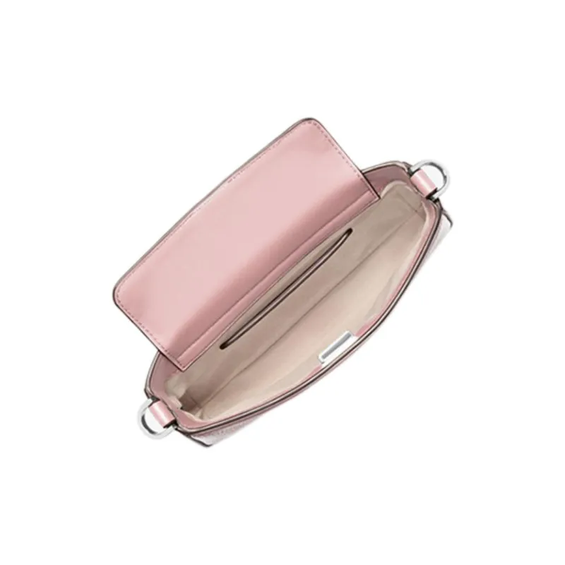 MICHAEL KORS Bryant Cow Leather Shoulder Bag, Crossbody Bag Trumpets Women's Light Pink-1