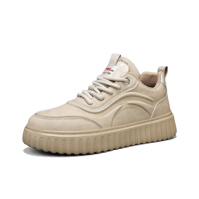 G.N.SHIJIA Wear Resistant Lightweight Breathable Height Increasing Low Top Skateboard Shoes Men's-8
