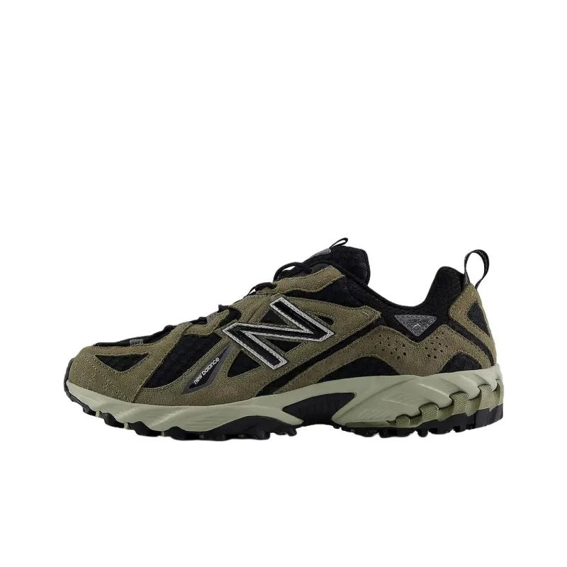 New Balance 610v1 Anti Slip Wear Resistant Low Top Running Shoes Unisex Green Black-0