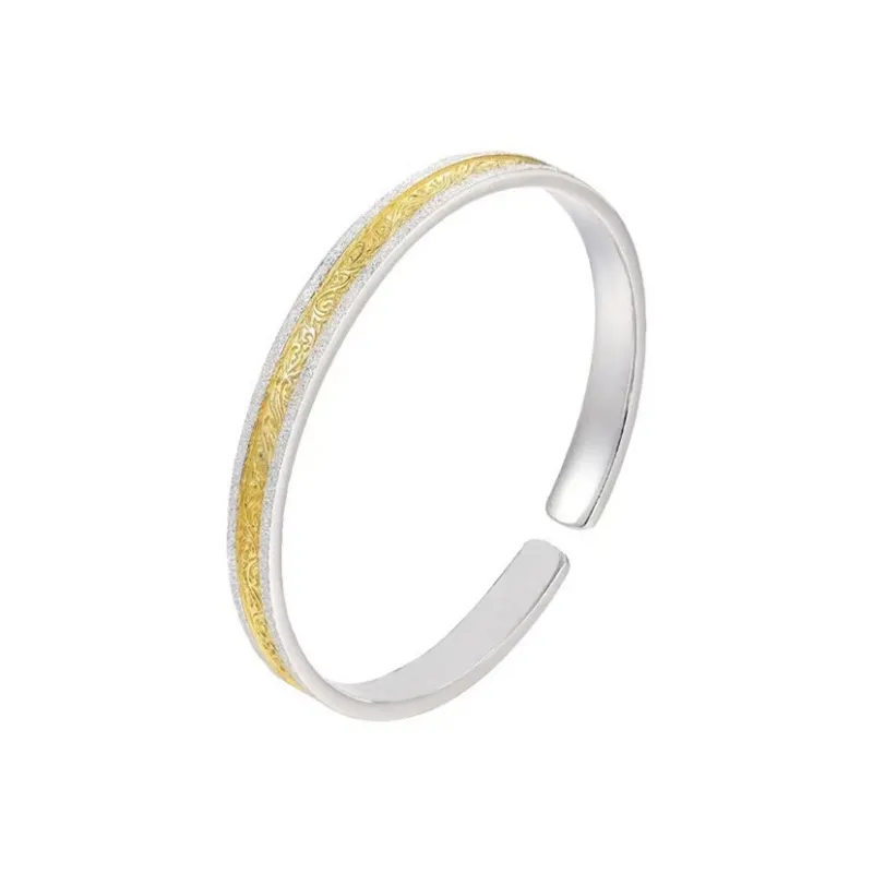 Hui Xuan Charm 999 Fine Silver Bangles Women's-0